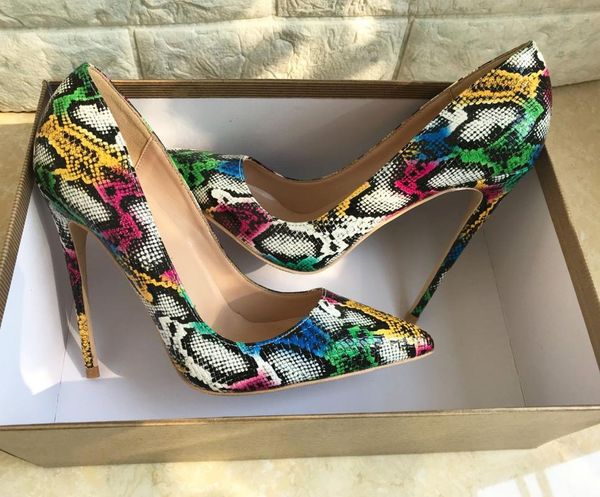 dress shoes europe and the united states sharp colored snake serpentine high heel 10cm celebrity dinner will be 3435 yards of high-heele, Black
dress shoes europe and the united states sharp colored snake serpentine high heel 10cm celebrity dinner will be 3435 yards of high-heele, Black