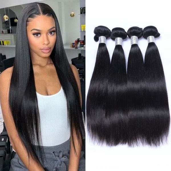 mongolian straight bundles natural color non remy human hair extensions 3/4 bundle double weft, Black
mongolian straight bundles natural color non remy human hair extensions 3/4 bundle double weft, Black