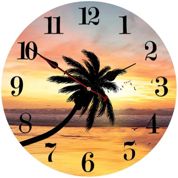 wall clocks home decor coastal beach wooden clock retro silent sea creations palm tree sunset non-ticking
wall clocks home decor coastal beach wooden clock retro silent sea creations palm tree sunset non-ticking