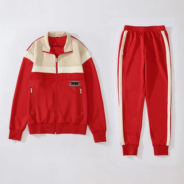 european casual sports suit hit color 2021 new autumn and winter men and women couples zipper jacket pants two-piece suit, White;black
european casual sports suit hit color 2021 new autumn and winter men and women couples zipper jacket pants two-piece suit, White;black