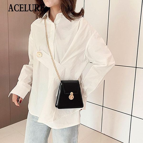 shoulder bags acelure elegant ladies metal chain crossbody for women solid pu leather flap cover shopping purse
shoulder bags acelure elegant ladies metal chain crossbody for women solid pu leather flap cover shopping purse