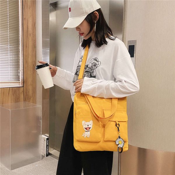 canvas single shoulder large capacity women's leisure autumn new korean slant span bag
canvas single shoulder large capacity women's leisure autumn new korean slant span bag