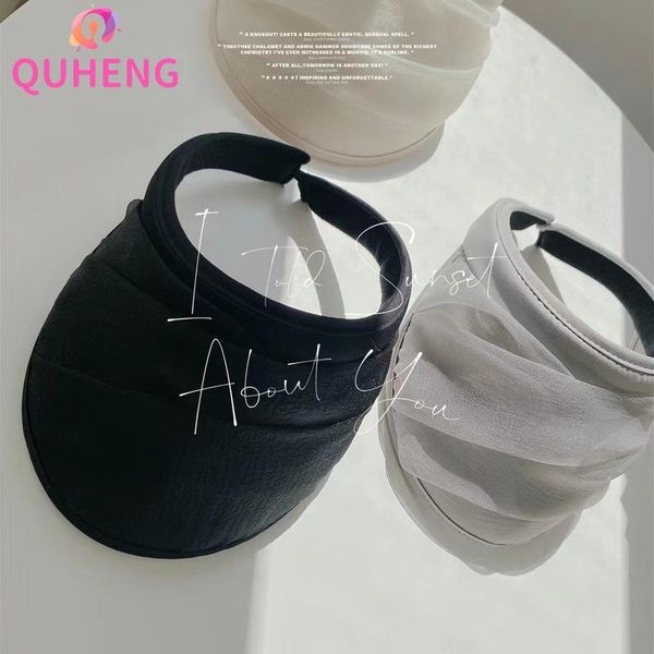 wide brim hats quheng 2021 spring and summer mesh pleated empty hat personality fashion sunshade headband sun for women m167, Blue;gray
wide brim hats quheng 2021 spring and summer mesh pleated empty hat personality fashion sunshade headband sun for women m167, Blue;gray