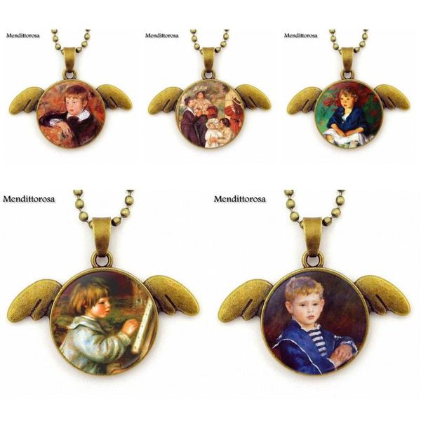 pendant necklaces sailor boy portrait of robert famous painting art for men women party gift bronze angel necklace cartoon jewelry, Silver
pendant necklaces sailor boy portrait of robert famous painting art for men women party gift bronze angel necklace cartoon jewelry, Silver