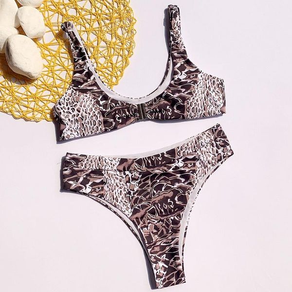 muxilove 2021 new printed bikini leopard pattern swimsuit women's split swimwear metal chest buckle bikini bathing suit swim
muxilove 2021 new printed bikini leopard pattern swimsuit women's split swimwear metal chest buckle bikini bathing suit swim