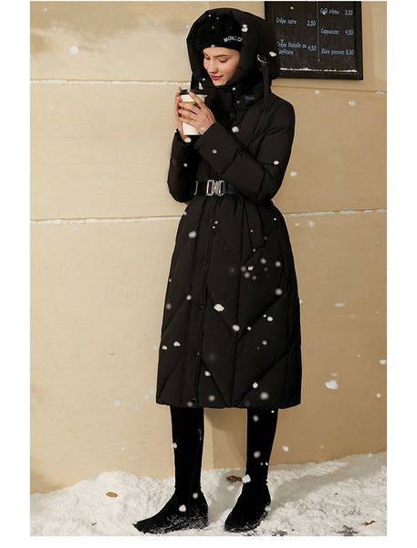 simple 90 white duck downs collar with hat women's 2021 large warm coat wholesale oversized down jacket close waist yes, Black
simple 90 white duck downs collar with hat women's 2021 large warm coat wholesale oversized down jacket close waist yes, Black