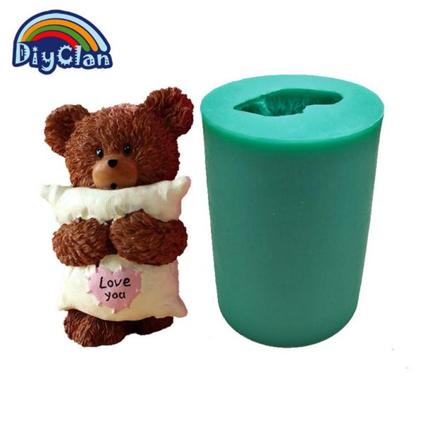 baking moulds 3d big bear silicone mold for cake decorating boy gril pillow soap candle making form animal shape plaster resin
baking moulds 3d big bear silicone mold for cake decorating boy gril pillow soap candle making form animal shape plaster resin