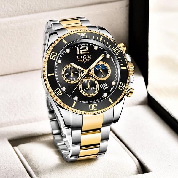 wristwatches lige relogio masculino men watches luxury famous brand mens fashion casual dress watch military quartz saat, Slivery;brown
wristwatches lige relogio masculino men watches luxury famous brand mens fashion casual dress watch military quartz saat, Slivery;brown