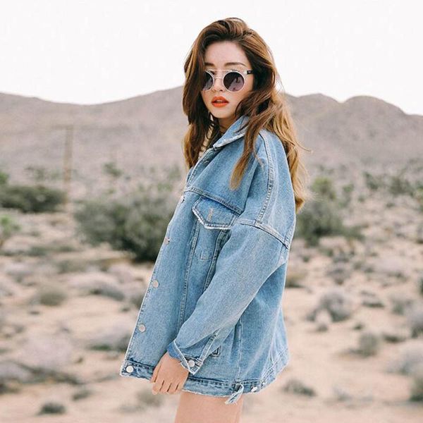 women's jackets wissbf style korean design autumn denim jacket fashion loose jean female coat overcoat befree, Black;brown
women's jackets wissbf style korean design autumn denim jacket fashion loose jean female coat overcoat befree, Black;brown