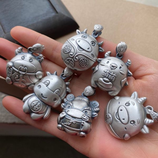 2021 new real s999 sterling sier zodiac bull pendant for men and women good luck sweater chain jewelry 4l3a, Silver
2021 new real s999 sterling sier zodiac bull pendant for men and women good luck sweater chain jewelry 4l3a, Silver