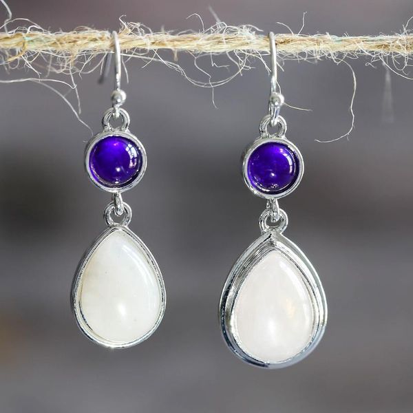 dangle & chandelier fashion white opal crochet earrings for women purple resin drop jewelry 2021 men charm gift wholesale d487, Silver
dangle & chandelier fashion white opal crochet earrings for women purple resin drop jewelry 2021 men charm gift wholesale d487, Silver