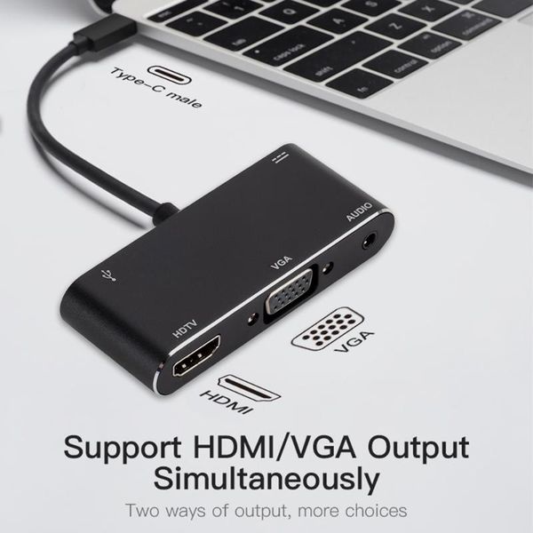 hubs pc usb 3.1 type-c hub pd 5 in 1 converter set household vga 3.5mm usb3.0 computer safety parts for notebook
hubs pc usb 3.1 type-c hub pd 5 in 1 converter set household vga 3.5mm usb3.0 computer safety parts for notebook