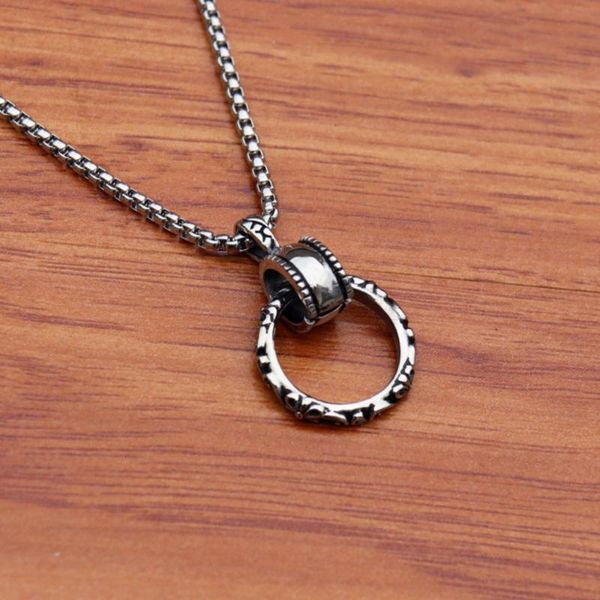 pendant necklaces stainless steel long sweater fashion nacklace chain men jewelry 2021 steampunk hip hop drop ring punk ketting, Silver
pendant necklaces stainless steel long sweater fashion nacklace chain men jewelry 2021 steampunk hip hop drop ring punk ketting, Silver