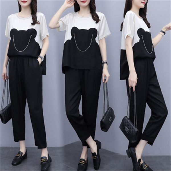 casual female plus size and korean sets of women's training suits femme deux pieces xisv, White
casual female plus size and korean sets of women's training suits femme deux pieces xisv, White