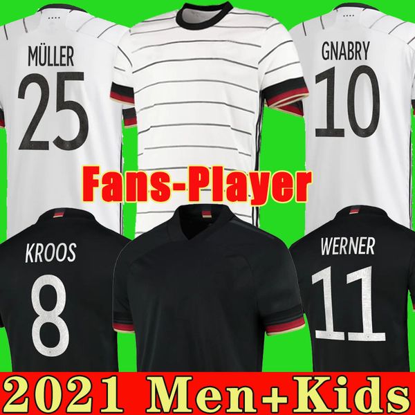 germany soccer jersey 21 22 fans player version muller gnabry werner hummels kroos sane 2021 european cup football shirts men + kids kit uni, Black;yellow
germany soccer jersey 21 22 fans player version muller gnabry werner hummels kroos sane 2021 european cup football shirts men + kids kit uni, Black;yellow