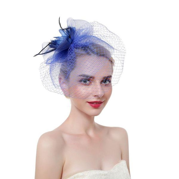 headpieces european fascinators hat ladies flower bowknot mesh feathers tea party vintage banquet wedding veil duckbill hair, Silver
headpieces european fascinators hat ladies flower bowknot mesh feathers tea party vintage banquet wedding veil duckbill hair, Silver