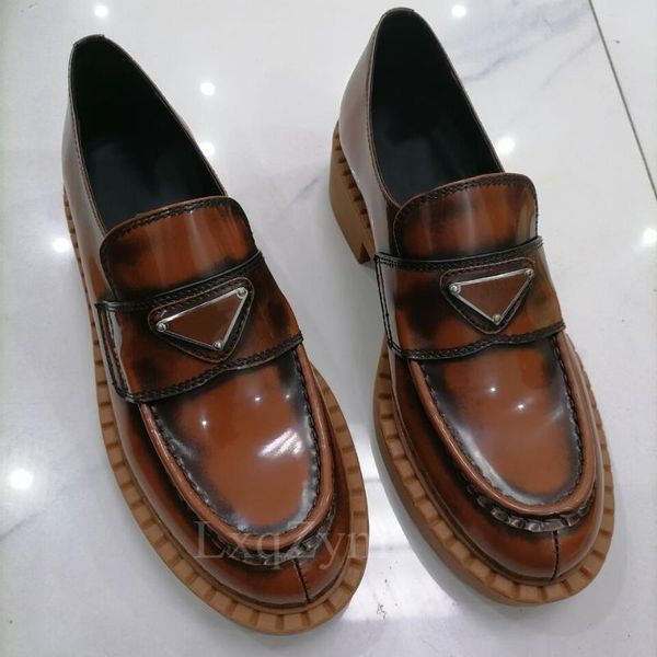 dress shoes british platform women comfortable loafers brown real leather casual heel round toe slip on runway brand designer, Black
dress shoes british platform women comfortable loafers brown real leather casual heel round toe slip on runway brand designer, Black