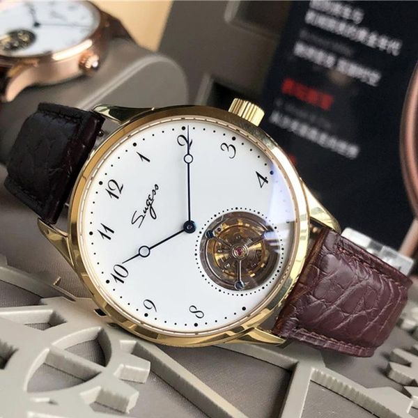 wristwatches tourbillon watch movement seagull st8230 for men luxury casual brand sugess waterproof sapphire arabic number dial gold case, Slivery;brown
wristwatches tourbillon watch movement seagull st8230 for men luxury casual brand sugess waterproof sapphire arabic number dial gold case, Slivery;brown