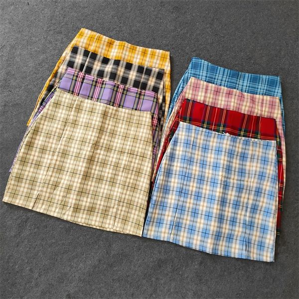 summer harajuku plaid pencil skirts womens high waist mini skirts lining with shorts korean streetwear vintage skirt 210311, Black
summer harajuku plaid pencil skirts womens high waist mini skirts lining with shorts korean streetwear vintage skirt 210311, Black