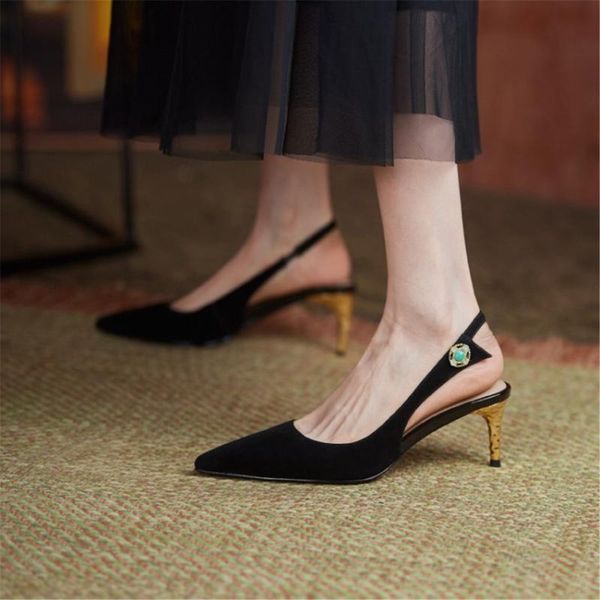 sandals kmeioo 2021 retro women dress shoes pointed toe thin heels buckle strap jewel sheepskin high for prom 6cm, Black
sandals kmeioo 2021 retro women dress shoes pointed toe thin heels buckle strap jewel sheepskin high for prom 6cm, Black