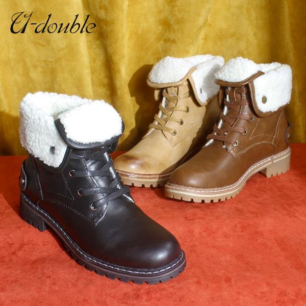 boots u-double brand women winter snow faux wool black ankle large yard fashion flat plush warm shoes
boots u-double brand women winter snow faux wool black ankle large yard fashion flat plush warm shoes