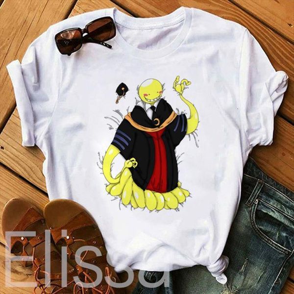 anime assassination classroom korosensei women funny print gril cosplay tees, White
anime assassination classroom korosensei women funny print gril cosplay tees, White