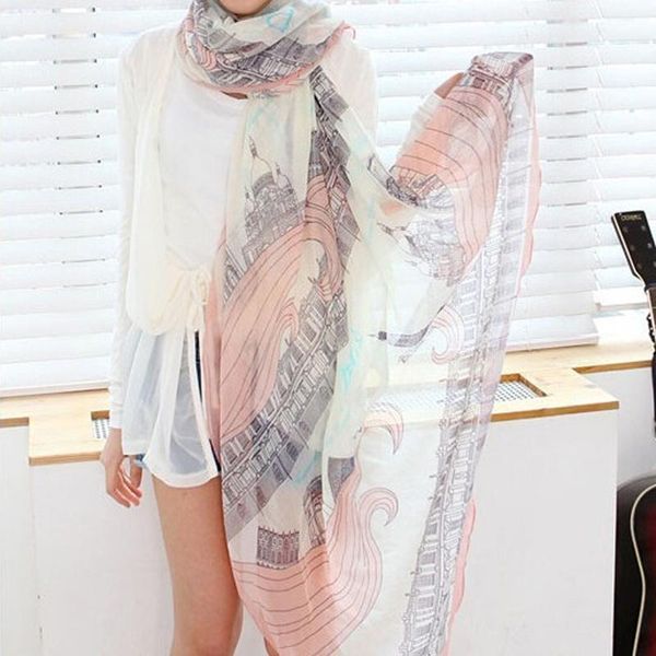 scarves women's casual voile sheer soft long scarf eiffel tower printed shawl stole print, translucent fabric, 2021, Blue;gray
scarves women's casual voile sheer soft long scarf eiffel tower printed shawl stole print, translucent fabric, 2021, Blue;gray