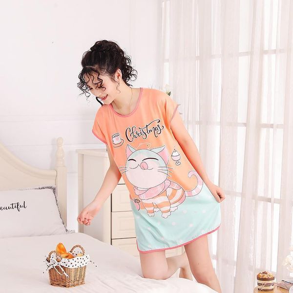 2020 new women print cartoon sleepwear round neck lingerie cute nightdress strap thin female underwear nighty home wear, Black;red
2020 new women print cartoon sleepwear round neck lingerie cute nightdress strap thin female underwear nighty home wear, Black;red