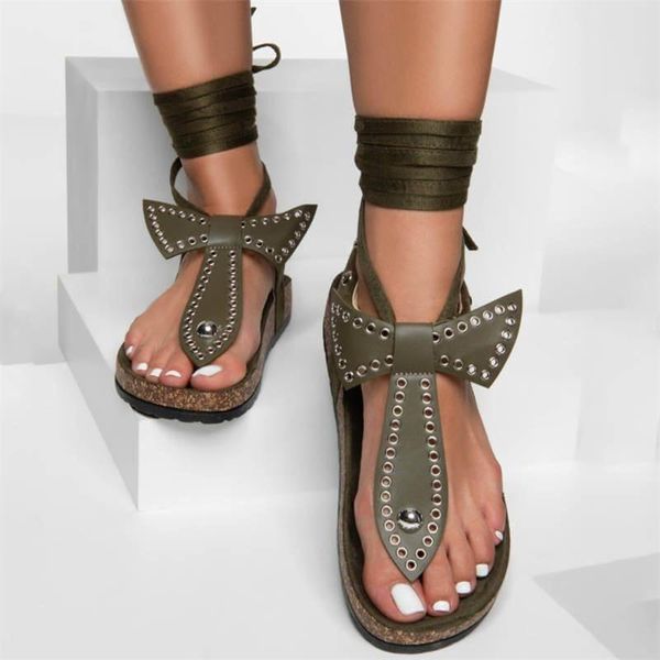 sandals rivet butterfly knot women strap rope summer flats wedges roman simple gladiator slippers bohemian comfortable shoes, Black
sandals rivet butterfly knot women strap rope summer flats wedges roman simple gladiator slippers bohemian comfortable shoes, Black