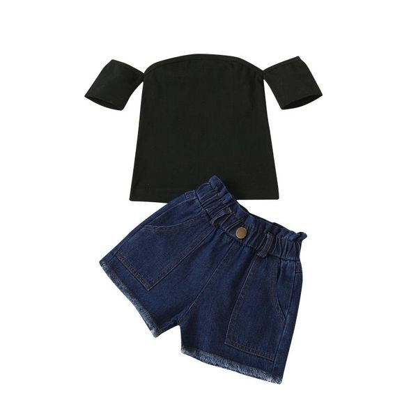 clothing sets 2021 0-6y fashion kids baby girl off shoulder short sleeve blouse+button pockets denim shorts summer 2pcs outfits, White
clothing sets 2021 0-6y fashion kids baby girl off shoulder short sleeve blouse+button pockets denim shorts summer 2pcs outfits, White