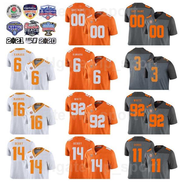 ncaa football college 92 reggie white jersey tennessee volunteers 16 peyton manning 6 alvin kamara 14 eric berry 11 joshua dobbs 3 gray oran, Black
ncaa football college 92 reggie white jersey tennessee volunteers 16 peyton manning 6 alvin kamara 14 eric berry 11 joshua dobbs 3 gray oran, Black