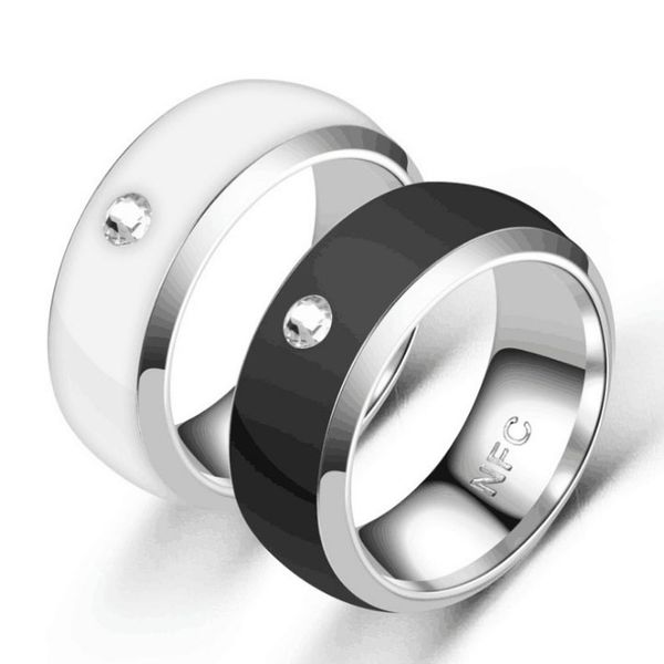 8mm unique design mobile phone smart access control ring stainless steel nfc rings for men women factory price, Silver
8mm unique design mobile phone smart access control ring stainless steel nfc rings for men women factory price, Silver