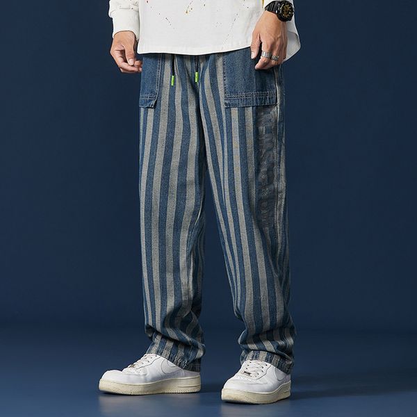 men's jeans striped male jeans, blue with pocket, loose, elasticity, hip hop clothes, plus size 4xl 5xl rse2
men's jeans striped male jeans, blue with pocket, loose, elasticity, hip hop clothes, plus size 4xl 5xl rse2