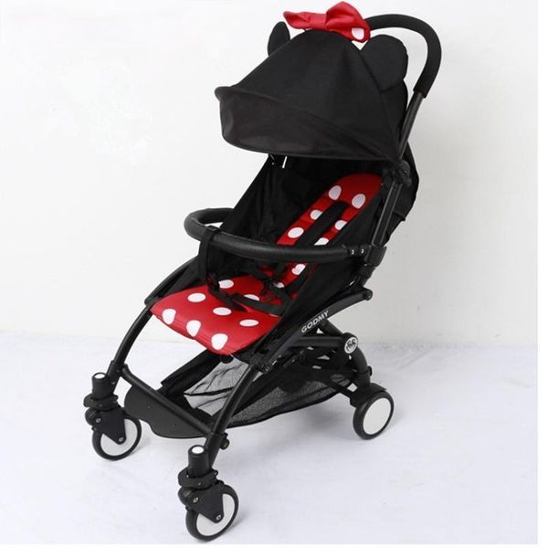 stroller parts & accessories baby armrest for pushchair front bumper leather cover handle1