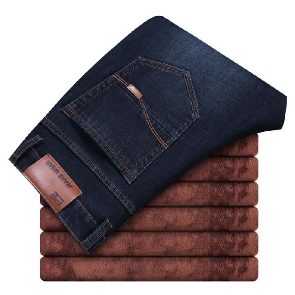 men's jeans fine high-end plus velvet winter thick business loose straight stretch blue black long pants warm large size
men's jeans fine high-end plus velvet winter thick business loose straight stretch blue black long pants warm large size