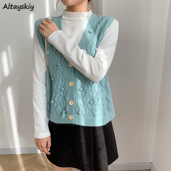 women's knits & tees solid knitted cozy cardigan women simple single breasted v-neck fashion sweet female sleeveless all-match korean s, White
women's knits & tees solid knitted cozy cardigan women simple single breasted v-neck fashion sweet female sleeveless all-match korean s, White
