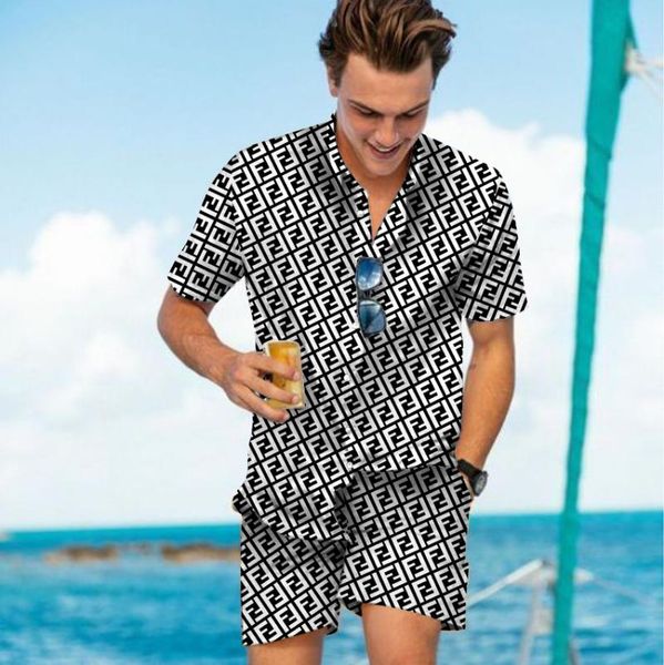 men's casual shirts 2-piece suit lapel shirt short sleeve + beach shorts 2021 sportswear summer vacation street style, White;black
men's casual shirts 2-piece suit lapel shirt short sleeve + beach shorts 2021 sportswear summer vacation street style, White;black