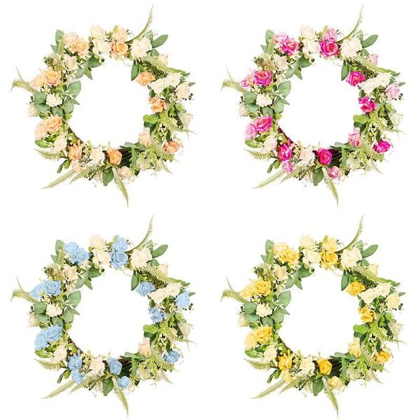 decorative flowers & wreaths simulation rose garland wreath door hanging wall vine circle halloween thanksgiving christmas decoration
decorative flowers & wreaths simulation rose garland wreath door hanging wall vine circle halloween thanksgiving christmas decoration