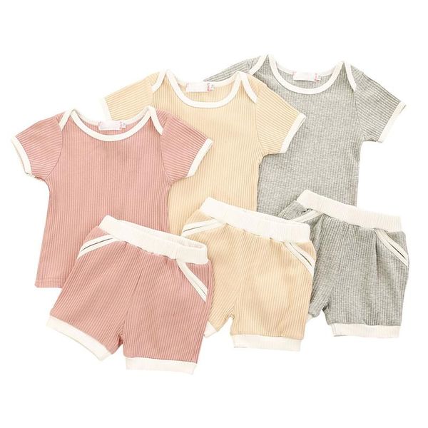 clothing sets 0-24m infant baby girl boy clothes toddler solid knitted short sleeve t-shirt+shorts summer 2pcs ribbed outfits, White
clothing sets 0-24m infant baby girl boy clothes toddler solid knitted short sleeve t-shirt+shorts summer 2pcs ribbed outfits, White