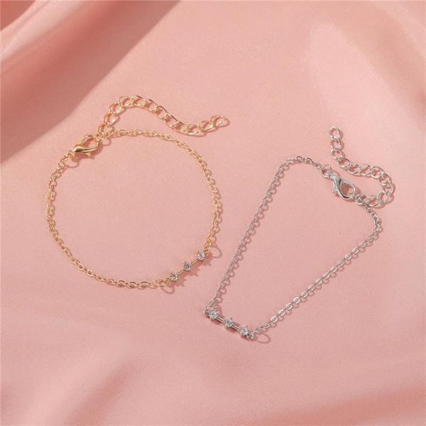 women row star diamond bracelets copper single layer gold thin chain european business wind party gift hand jewelry fashion accessories whol, Golden;silver
women row star diamond bracelets copper single layer gold thin chain european business wind party gift hand jewelry fashion accessories whol, Golden;silver