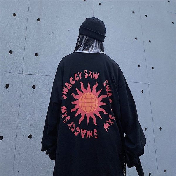 women's hoodies & sweatshirts men's and women's long sleeve t-shirts, korean shirts, hiphop sun print, harajuku, street casua, Black
women's hoodies & sweatshirts men's and women's long sleeve t-shirts, korean shirts, hiphop sun print, harajuku, street casua, Black