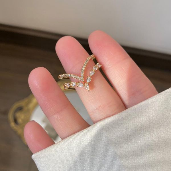 cluster rings shiny women girl 2021 trend 925 sterling silver crystal crown zircon elegant heart double layer finger jewelry gifts, Golden;silver
cluster rings shiny women girl 2021 trend 925 sterling silver crystal crown zircon elegant heart double layer finger jewelry gifts, Golden;silver
