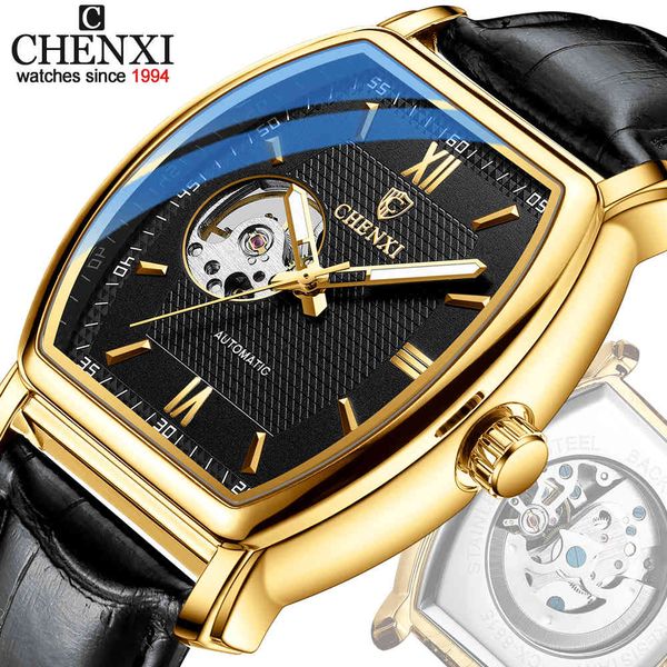 watches chenxi 2021 men's mechanical watch luxury brand men automatic waterproof business leather wristwatches relogio masculino, Slivery;brown
watches chenxi 2021 men's mechanical watch luxury brand men automatic waterproof business leather wristwatches relogio masculino, Slivery;brown