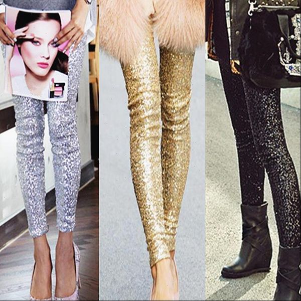 punk bling trousers shining gold womens pants black silver sequins leggings fashion streetwear feminina slim thin buttock leggins, Black;white
punk bling trousers shining gold womens pants black silver sequins leggings fashion streetwear feminina slim thin buttock leggins, Black;white