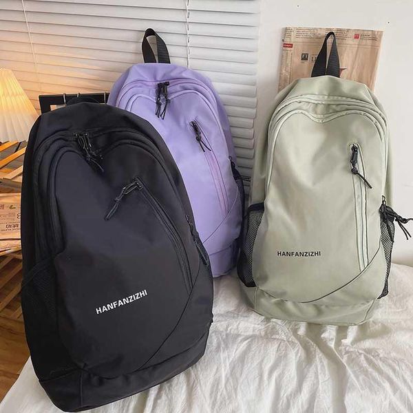 backpack simple korean style fashion of women waterproof school bags for girls high-capacity travel packs
backpack simple korean style fashion of women waterproof school bags for girls high-capacity travel packs