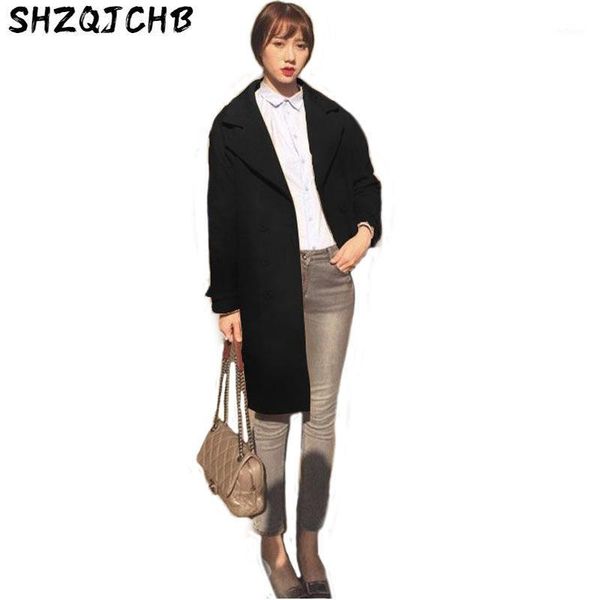 women's wool & blends jchb 2021 women casual fashion long coat slim winter jacket solid single breasted cashmere, Black
women's wool & blends jchb 2021 women casual fashion long coat slim winter jacket solid single breasted cashmere, Black