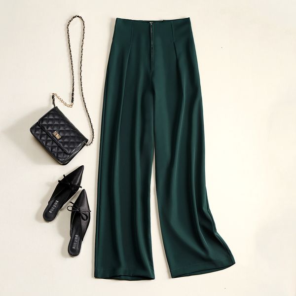 2021 wide leg women's spring summer new korean elegant ladies suit pants solid female high waist long trousers y101 ak7m, Black
2021 wide leg women's spring summer new korean elegant ladies suit pants solid female high waist long trousers y101 ak7m, Black
