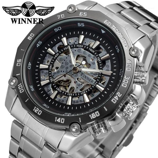 t-winner men watch fashion skeleton stainless steel bracelet wristwatch original sport mens mechanical watches in wristwatches, Slivery;brown
t-winner men watch fashion skeleton stainless steel bracelet wristwatch original sport mens mechanical watches in wristwatches, Slivery;brown