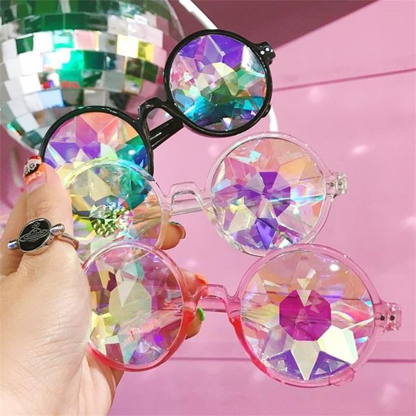 holographic kaleidoscope glasses women round men festival brand sunglasses designer kaleidoscope rave retro sujji, White;black
holographic kaleidoscope glasses women round men festival brand sunglasses designer kaleidoscope rave retro sujji, White;black