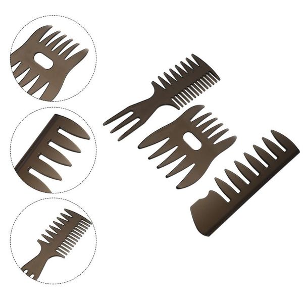 hair brushes 1 set wide tooth comb styling combs chic male beauty tool, Silver
hair brushes 1 set wide tooth comb styling combs chic male beauty tool, Silver